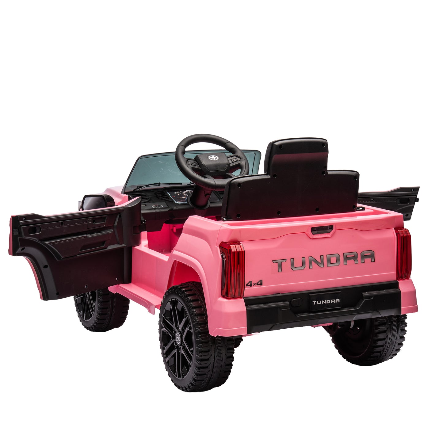 Officially Licensed Electric Toyota Tundra Pickup: 12V Ride On for Kids, 2.4G Remote Control, Three-Speed Adjustable, Power Display | Buy Now!