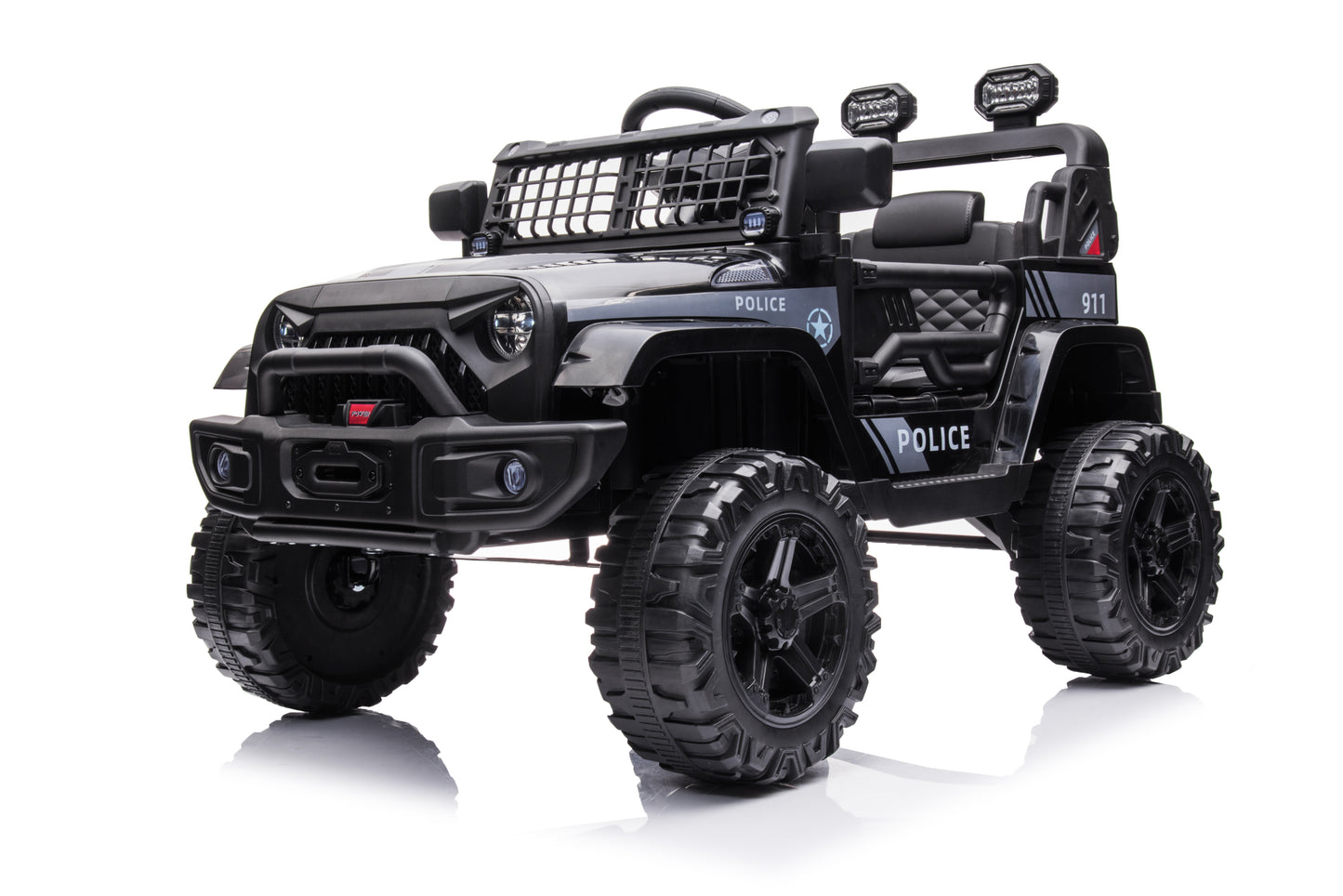 Powered Ride-On Truck, 12V Battery, Parent Remote Control, Foot Pedal, FM, LED Headlights - Fun and Safe Ride for Kids with Realistic Features and Exciting LED Lights