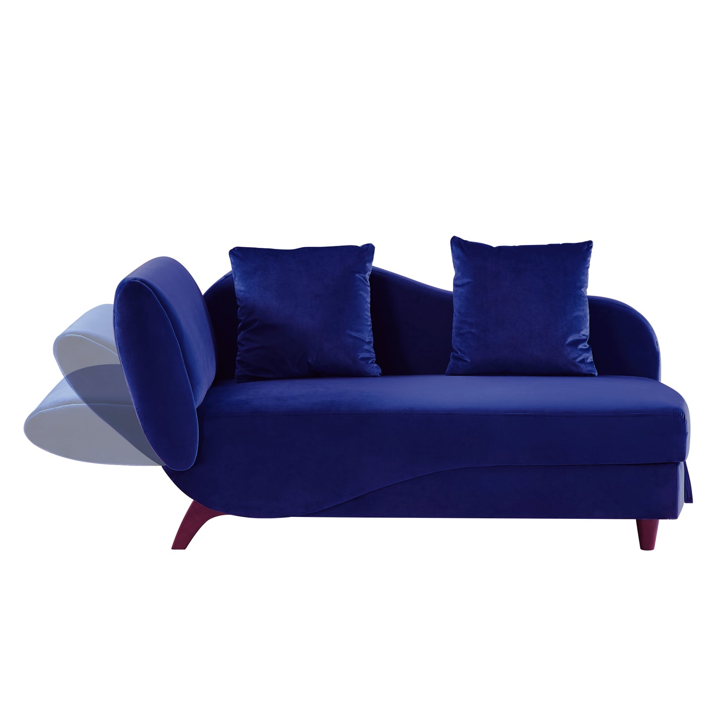 Artemax Chaise Lounge with Storage & Solid Wood Legs: Elegant Comfort & Versatile Functionality for Your Home Décor