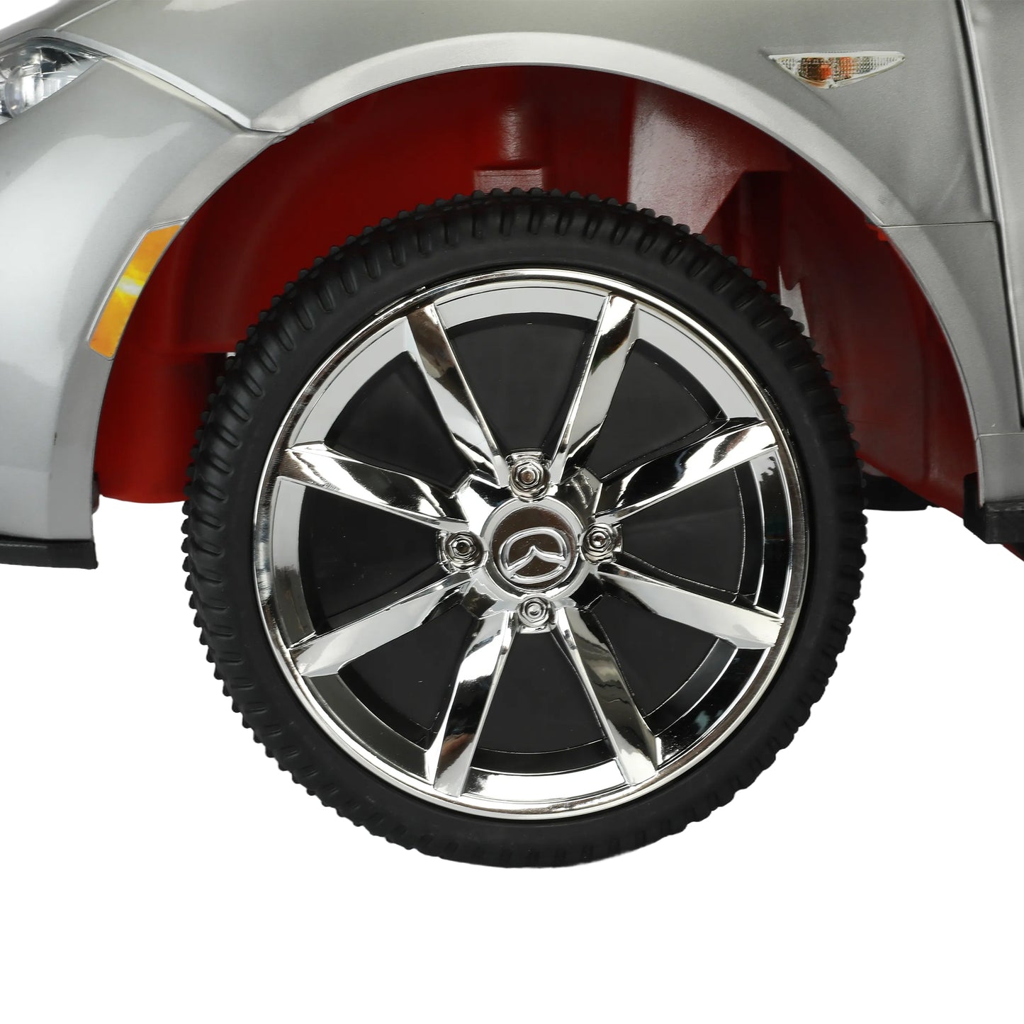 Licensed MAZDA MX-5 RF 12V Kids Ride On Car - Remote Control, Three Speeds, Power Display, USB, MP3, Bluetooth, LED Light, Safety Belt, Painting - Red