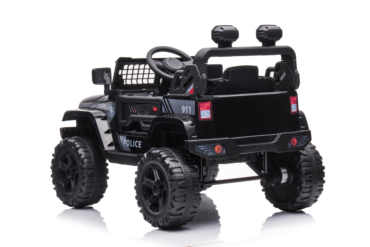 Powered Ride-On Truck, 12V Battery, Parent Remote Control, Foot Pedal, FM, LED Headlights - Fun and Safe Ride for Kids with Realistic Features and Exciting LED Lights