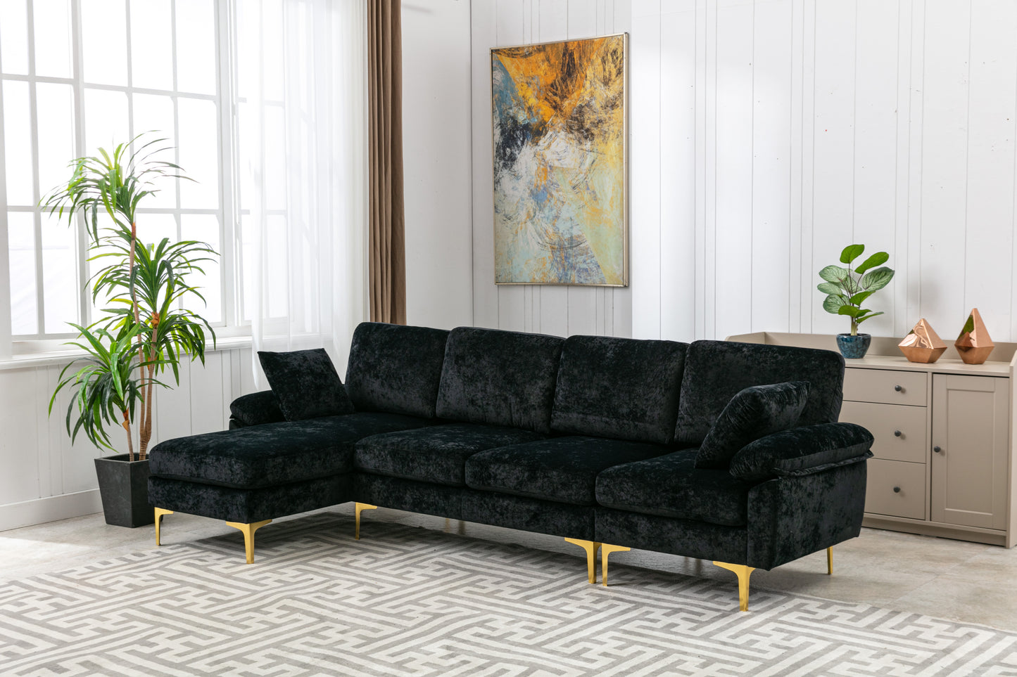 COOLMORE Accent Sofa: Stylish Living Room Sectional Sofa with Unique Design, Plush Comfort, and Various Size & Color Options