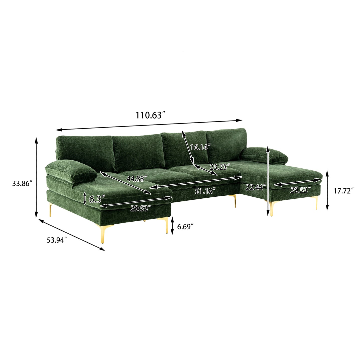 Accent Sofa Sectional for Living Room - Coolmore: Stylish, Comfortable, and Versatile Furniture in Various Colors and Sizes