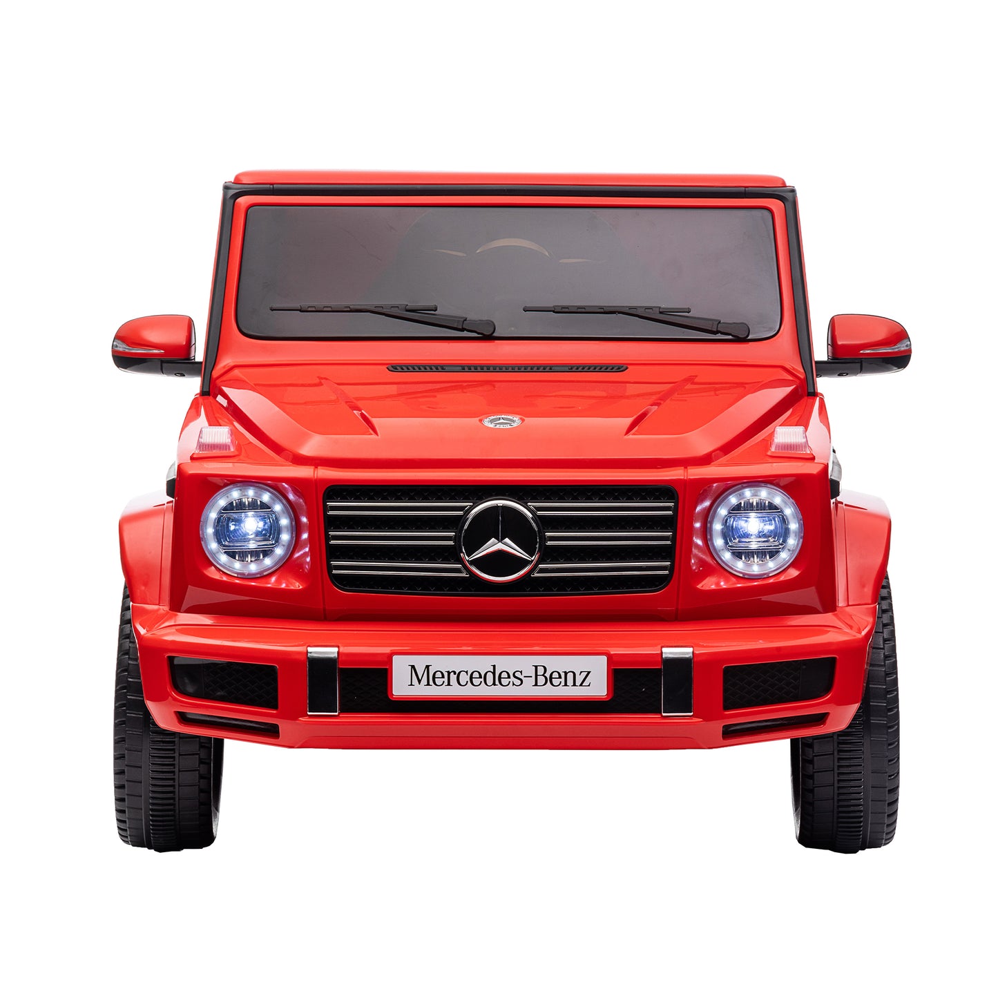 Licensed Mercedes-Benz G500 Kids Ride-On Toy - 24V Electric Car with Parent Remote Control, 3-Speed Adjustable, Power Display, USB, MP3, Bluetooth, LED Light, & Safety Belt