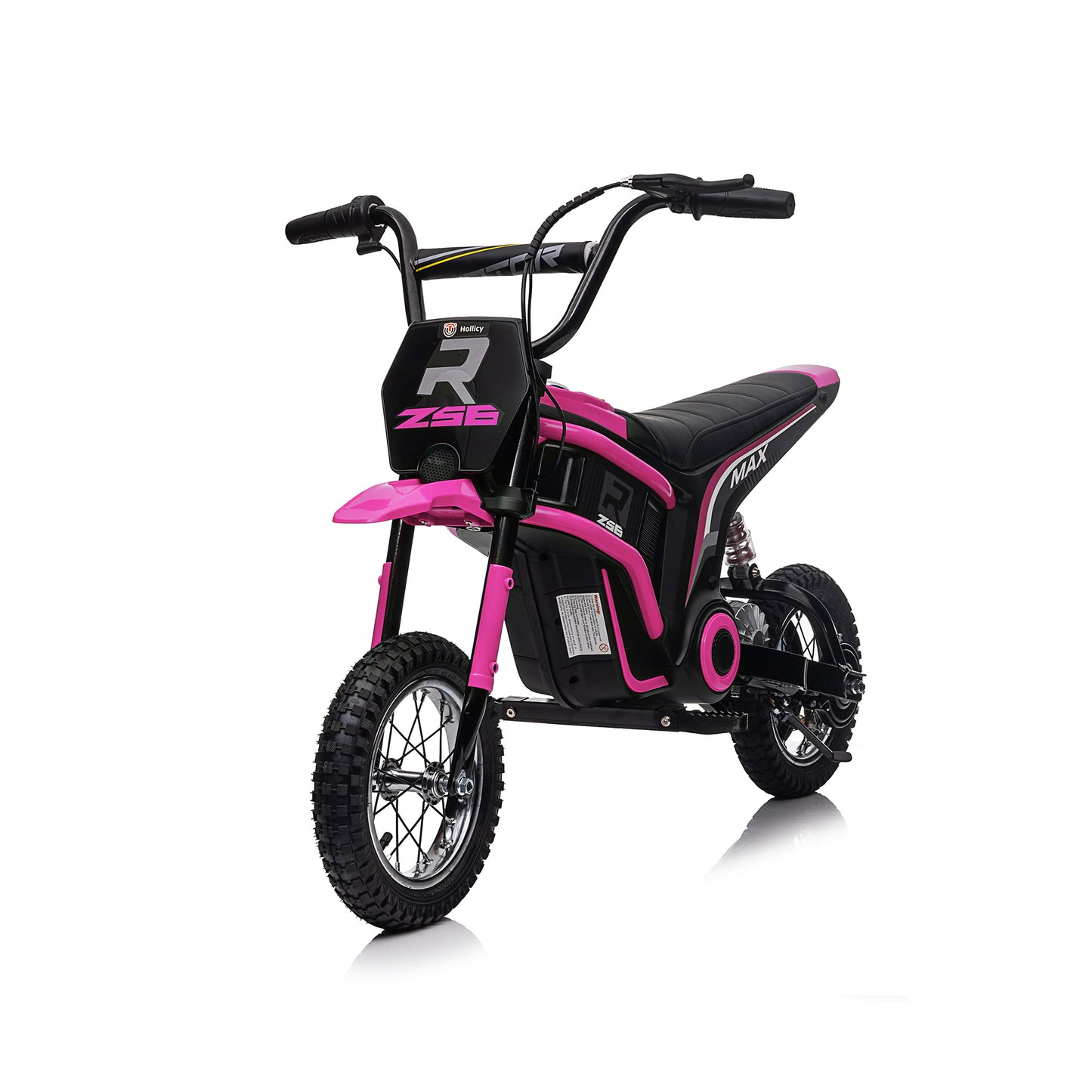 Kids Ride On 24V Electric Toy Motocross Motorcycle-XXL, Age 8-12, 14.29MPH, Dual Suspension, Dual Brakes, Twist Grip Throttle, Authentic Motocross Bike Geometry, Large Size