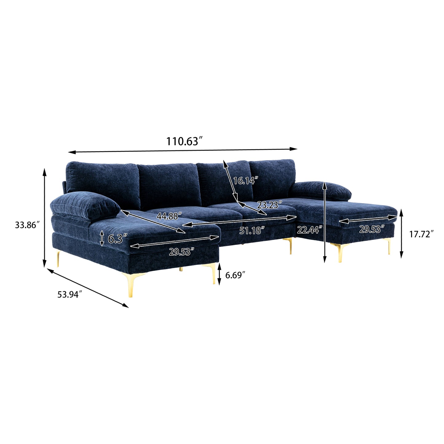 Accent Sofa: Sectional Living Room Sofa with Coolmore Design - Stylish, Comfortable, and Versatile for Any Space - Multiple Colors and Sizes Available