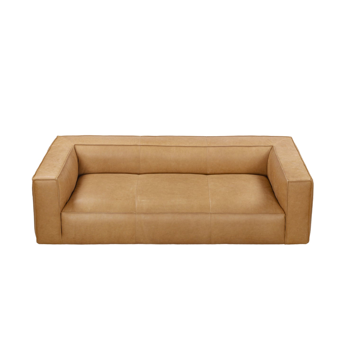 Vanessa Full Aniline Leather Stationary Sofa: Luxurious, Durable, and Stylish | Multiple Colors & Sizes Available