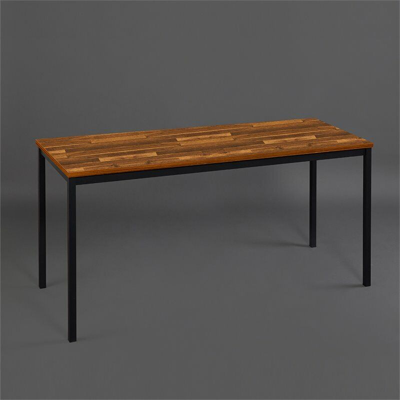 Klair Living 63" Contemporary Wood and Metal Computer Desk