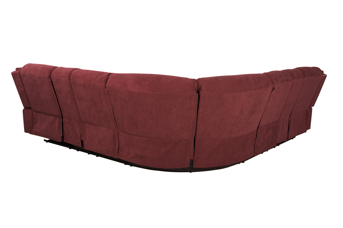 Mannual Motion Sofa in Red Fabric - Adjustable, Comfortable, and Stylish Furniture in Various Sizes (W223S00244, W223S00011)