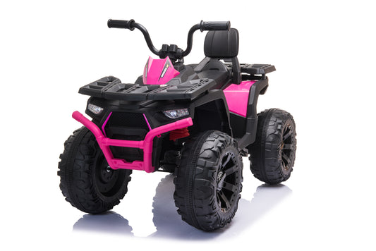 ATV Double Drive Children Ride-on Car: 40W*2 12V7AH*1, Forward & Backward, High & Low Speed, Music with Engine Start Sound, Light, USB, MP3, Power Display, Accelerator & Brake, Volume Control - Ideal for Kids, Available in Various Colors & Sizes