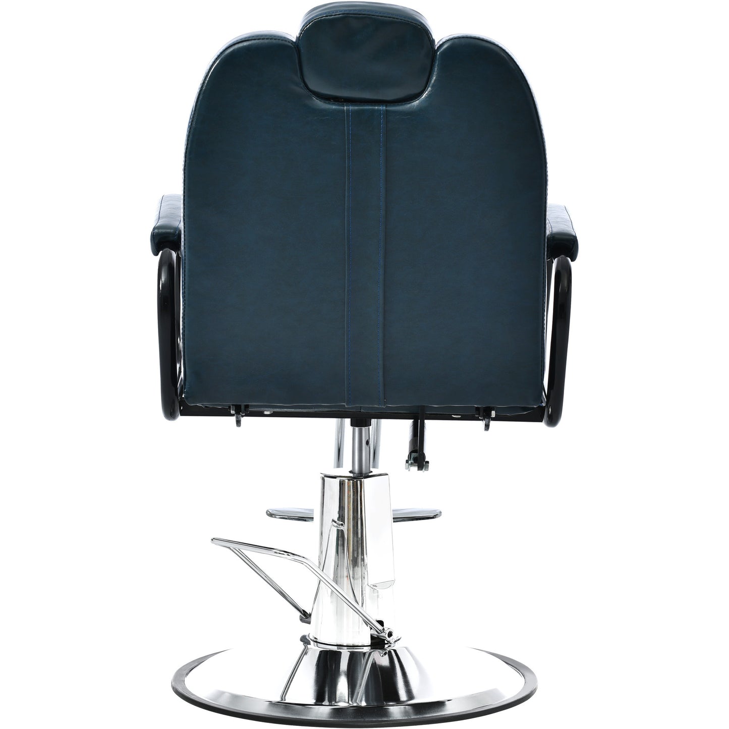 Deluxe Reclining Barber Chair: Heavy-Duty Pump for Beauty Salon, Tattoo, Spa Equipment - Comfortable, Adjustable, Stylish, Black, Large Size