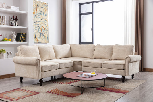 Accent your living room with the stylish COOLMORE sectional sofa - a versatile and comfortable addition. Choose from various sizes and colors.