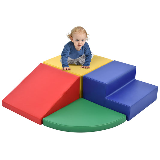 Soft Climb and Crawl Foam Playset: Safe Foam Nugget Block for Infants, Preschools, Toddlers, Kids Crawling and Climbing Indoor Play Structure - Ideal for Active Play, Encourages Motor Skills Development - Available in Various Colors and Sizes