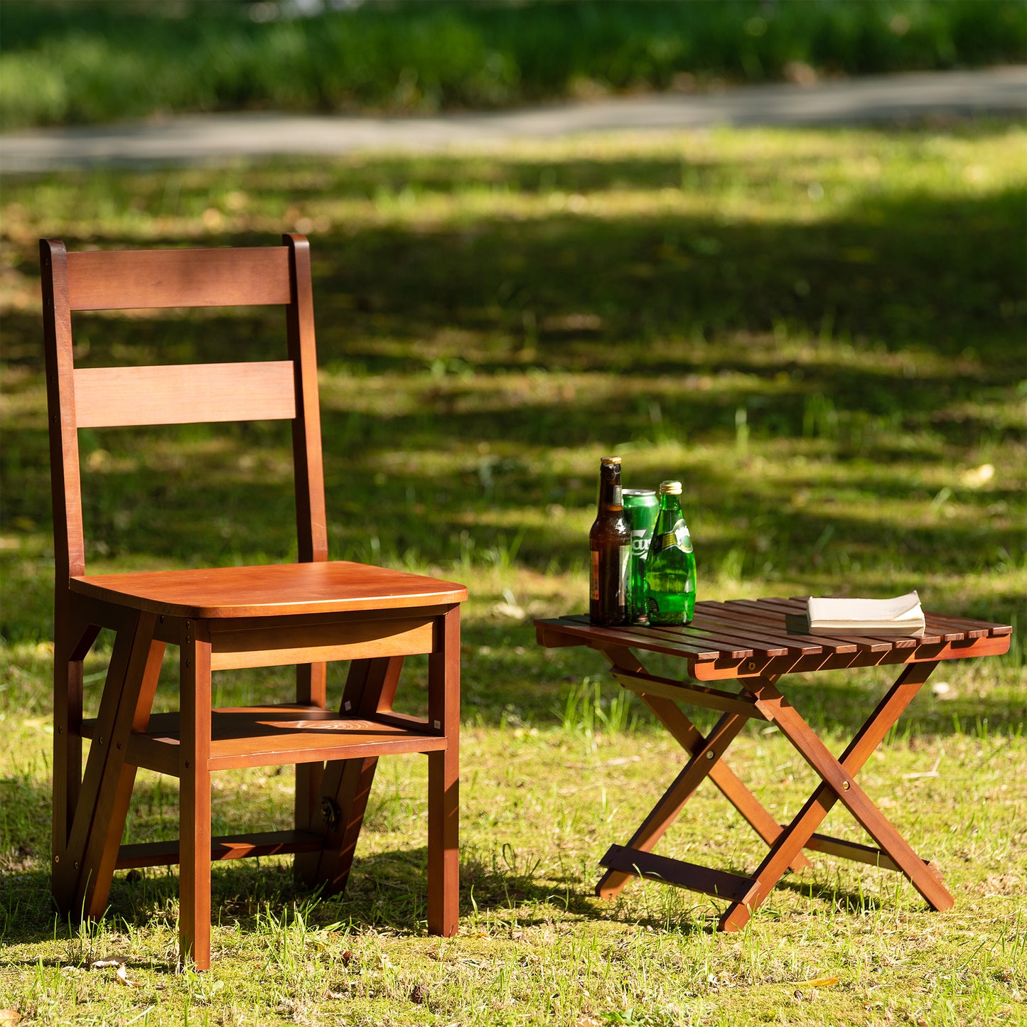 Wood Folding Table - Portable, Lightweight, and Sturdy - Ideal for Indoor and Outdoor Use - Natural Wood Finish - Available in Various Sizes and Colors