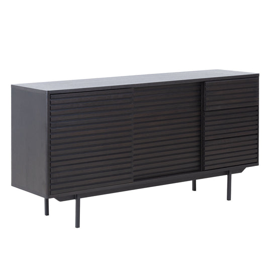 Mid Century Sideboard Buffet Table or TV Stand with Storage for Living Room or Kitchen - Versatile and Stylish Furniture Piece with Ample Space for Organization - Available in Various Colors and Sizes