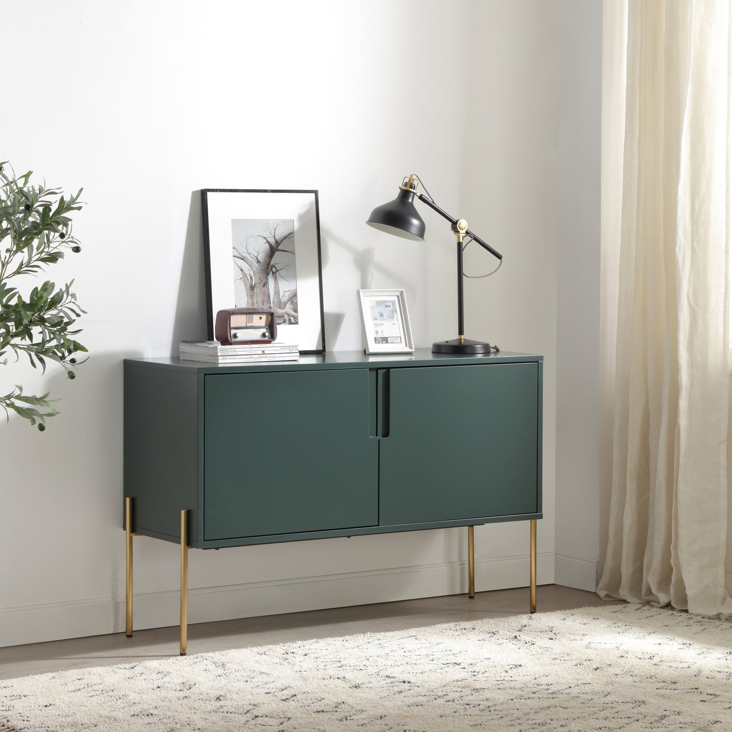 Modern Entertainment TV Stand Storage Cabinet Sideboard Buffet Table for living room Kitchen - Sturdy, Versatile Design with Ample Storage Space in Multiple Colors and Sizes