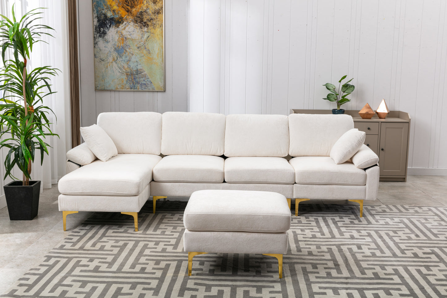 Accent Sofa: Stylish & Comfortable Living Room Sectional Sofa - Choose Your Perfect Size & Color