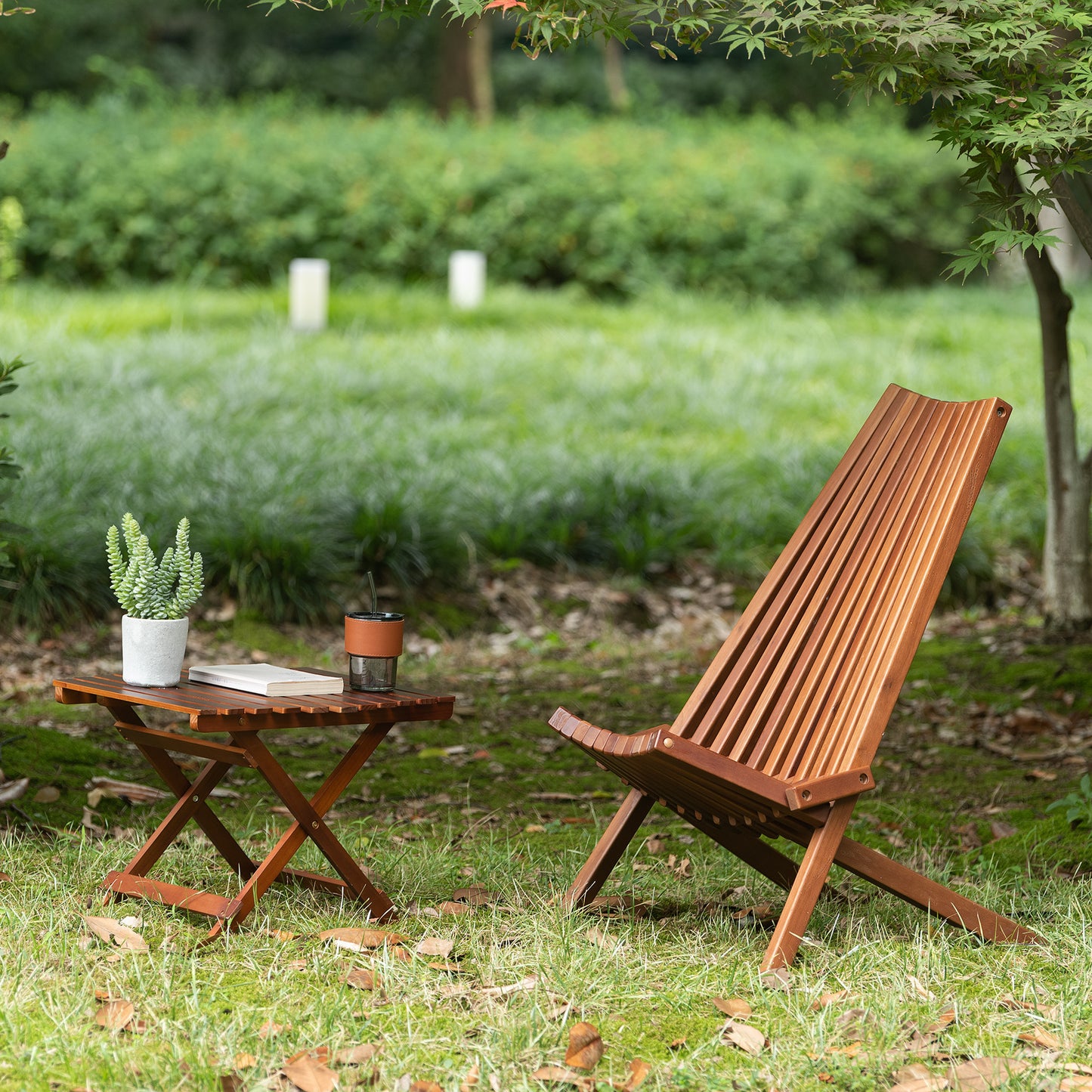 Wood Folding Table - Portable, Lightweight, and Sturdy - Ideal for Indoor and Outdoor Use - Natural Wood Finish - Available in Various Sizes and Colors