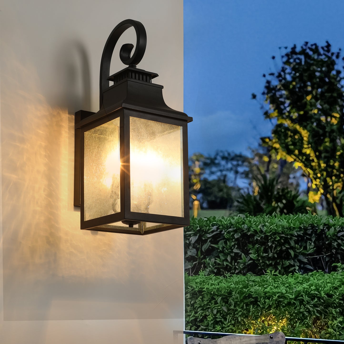 Large Outdoor Wall Lamps With Glass - Stylish and Durable Lighting Fixtures for Exterior Spaces - Enhance Your Outdoor Décor with Elegant Glass Wall Lamps in Various Sizes and Colors