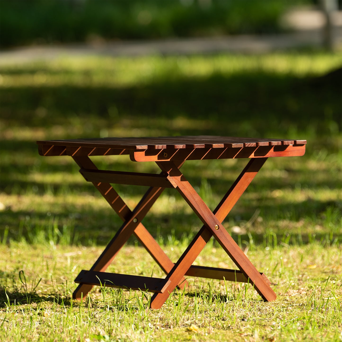 Wood Folding Table - Portable, Lightweight, and Sturdy - Ideal for Indoor and Outdoor Use - Natural Wood Finish - Available in Various Sizes and Colors