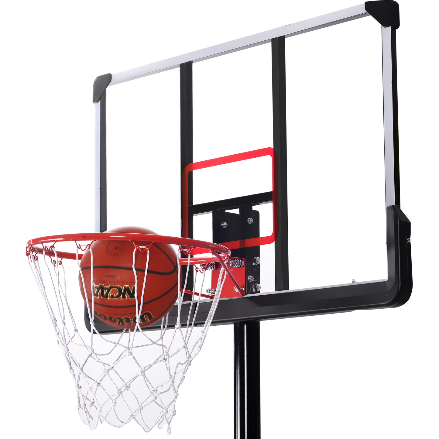 Portable Basketball Hoop & Goal, Outdoor Basketball System | 6.6-10ft Height Adjustment for Youth & Adults | Durable & Adjustable | Weather-resistant | Easy Assembly | Various Colors & Sizes