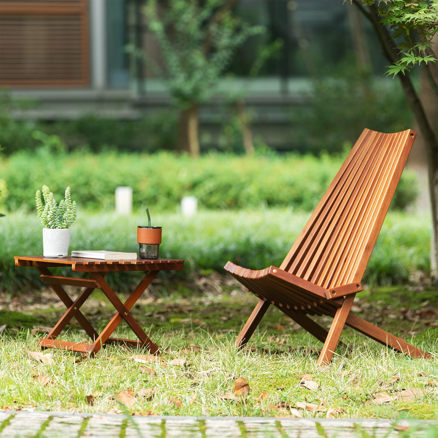 Wood Folding Table - Portable, Lightweight, and Sturdy - Ideal for Indoor and Outdoor Use - Natural Wood Finish - Available in Various Sizes and Colors