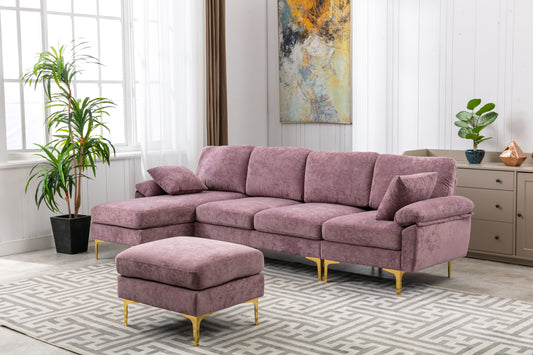 Accent Your Living Room with the COOLMORE Sectional Sofa - Stylish and Comfortable with a Variety of Colors and Sizes