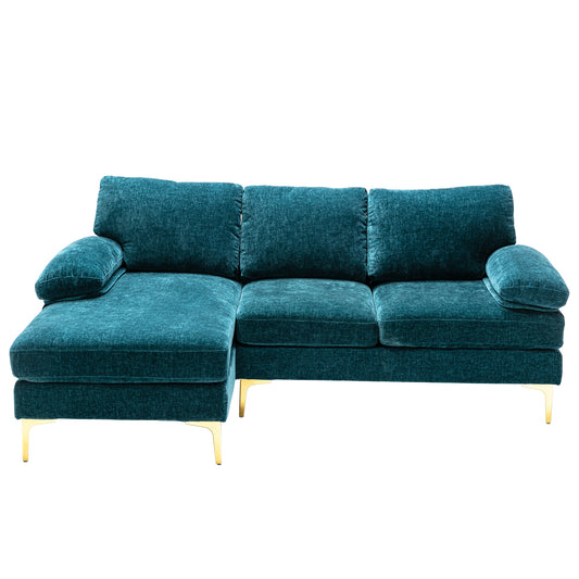 Accent Sofa Sectional for Living Room, COOLMORE: Stylish & Comfortable 3-Piece Sofa Set with Chaise and Ottoman in Various Colors and Sizes