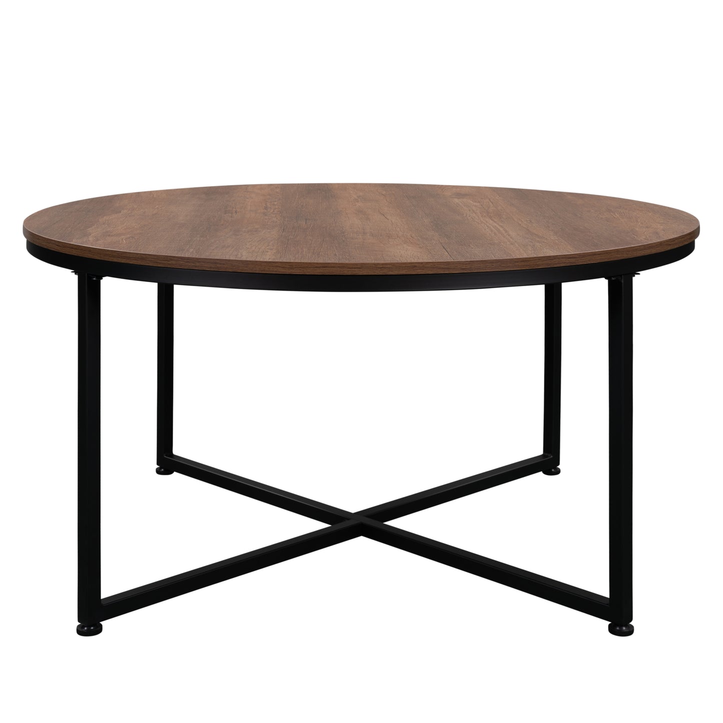 Round Coffee Table: Stylish Wood Design, Perfect for Small Spaces, Available in Multiple Colors and Sizes