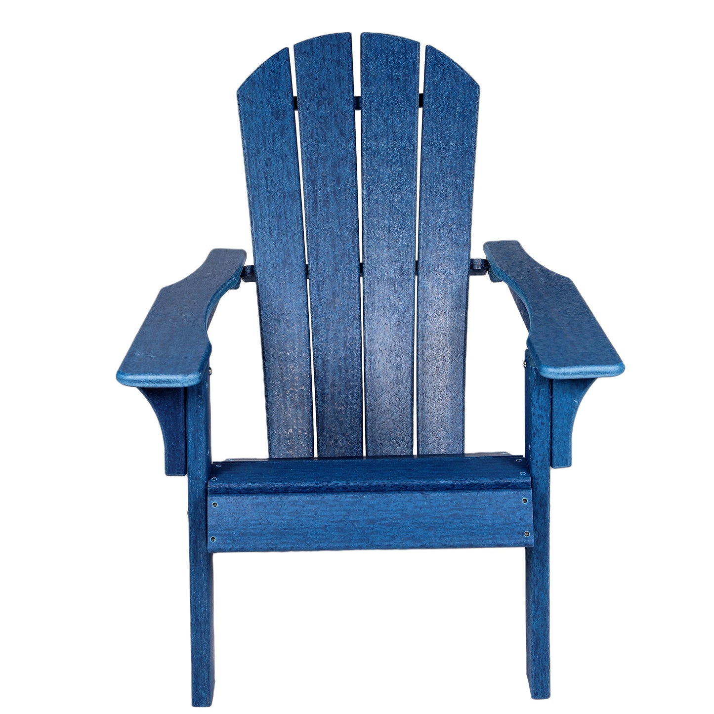 HDPE Adirondack Chair: Sunlight & Snowstorm Resistant Outdoor Chair for Fire Pits, Decks, Gardens, and Campfires - Blue