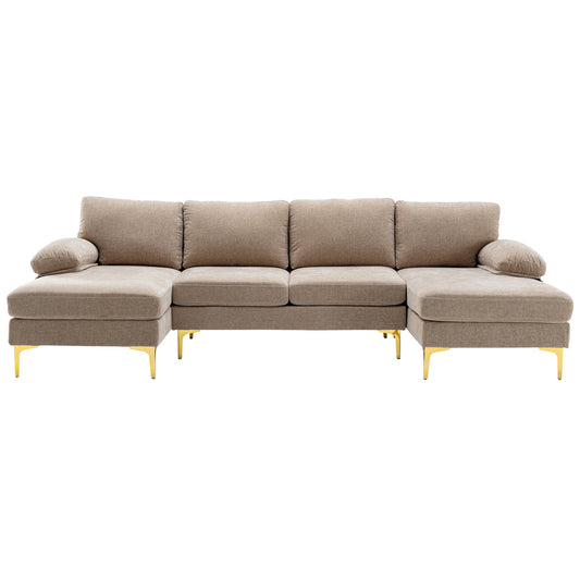 Accentuate Your Living Room with the COOLMORE Sectional Sofa - Stylish, Comfortable, and Versatile Design in Multiple Colors and Sizes Available