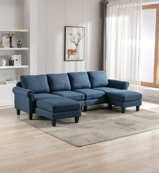 Accent your living room with the COOLMORE sectional sofa - a stylish and spacious addition. Experience ultimate comfort with this living room sofa, available in various sizes. Choose from a range of elegant colors to suit your decor.