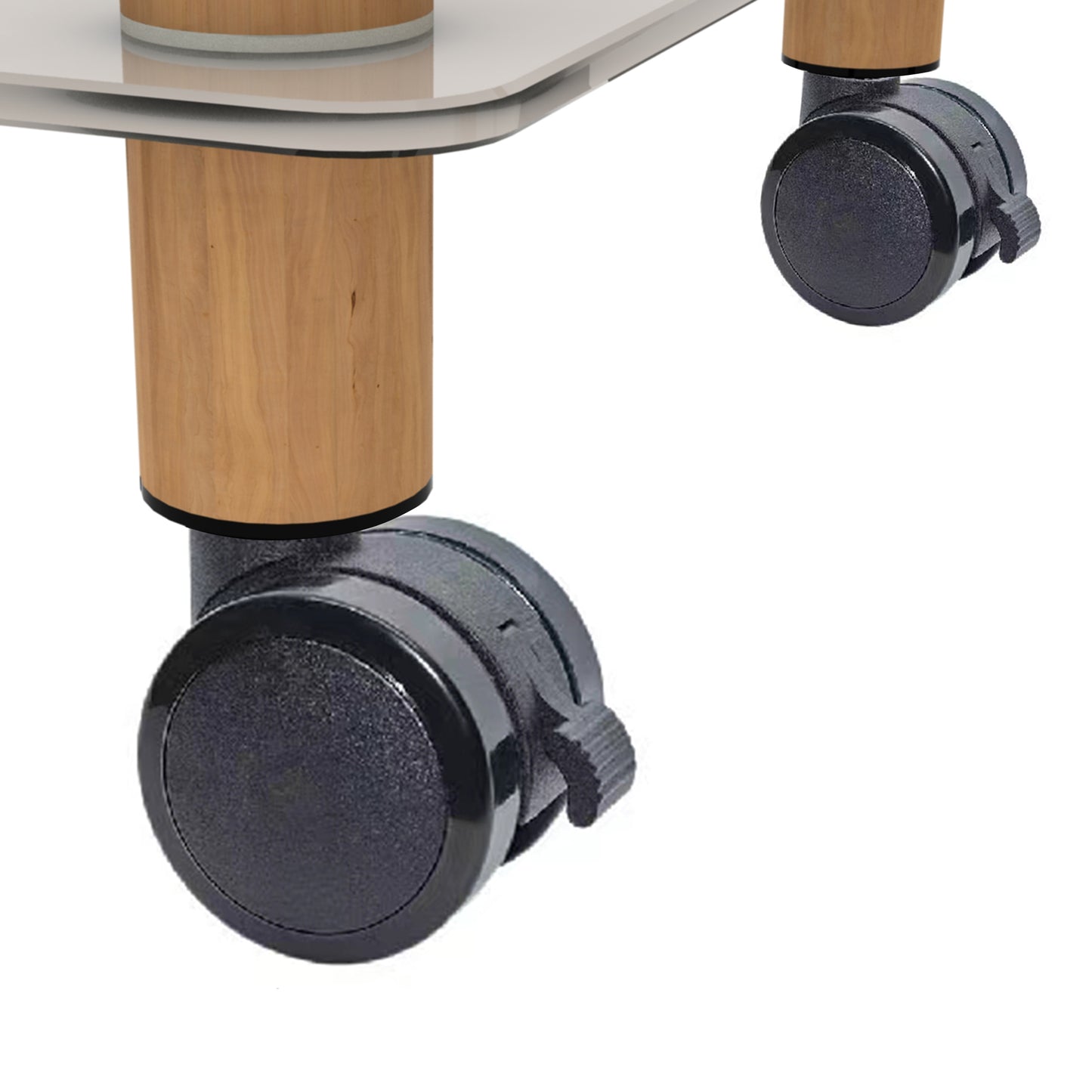 1-Piece White+Oak Side Table, 2-Tier Space End Table, Modern Night Stand | Sofa Table with Storage Shelf - Stylish, Functional, and Versatile Furniture for Living Room, Bedroom, or Office - Compact Size, Sleek Design, White and Oak Finish