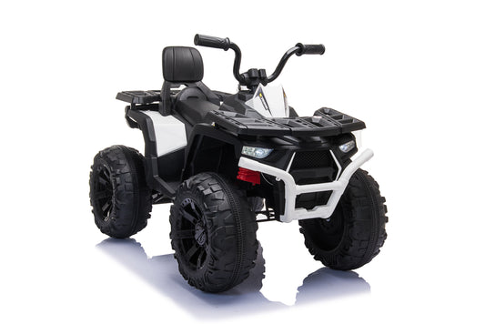 24V ATV Double Drive Children Ride-on Car with 200W*2 12V4.5AH*2 Forward & Backward, High & Low Speed, Music & Engine Start Sound, Light, USB, MP3, Power Display, Volume - Ideal for Kids!