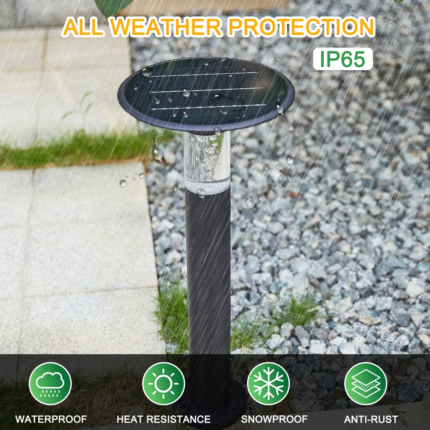 Solar Lawn Light with Dimmable LED - Energy-Efficient Outdoor Lighting Solution for Your Garden or Lawn - Waterproof, Durable, and Easy to Install - Enhance Your Outdoor Space with Soft White Illumination - Available in Multiple Sizes and Colors