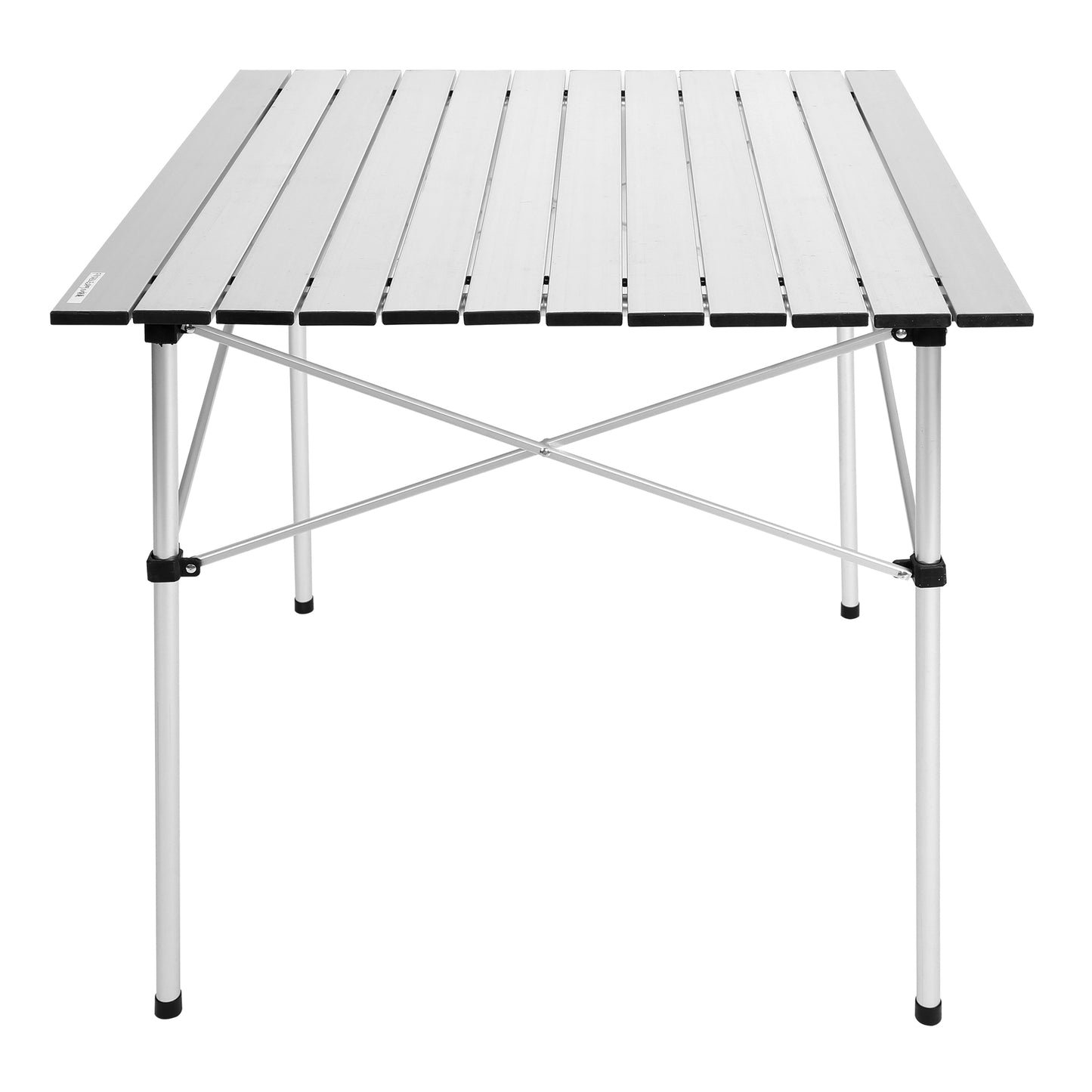 YSSOA Lightweight Folding Camping Table | Ultra-Compact Aluminum Table for Picnic, Beach, Travel | Carry Bag Included | White Color | 220 letters