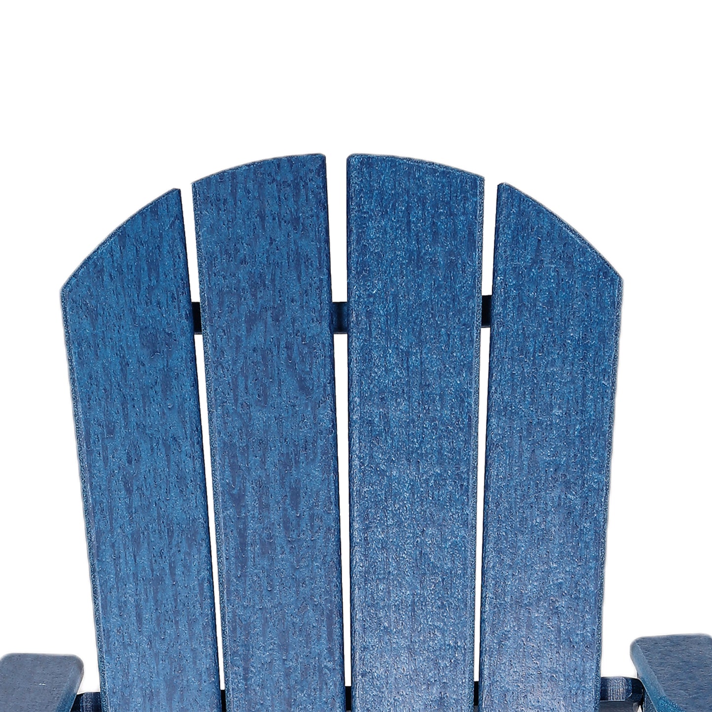 HDPE Adirondack Chair: Sunlight & Snowstorm Resistant Outdoor Chair for Fire Pits, Decks, Gardens, and Campfires - Blue