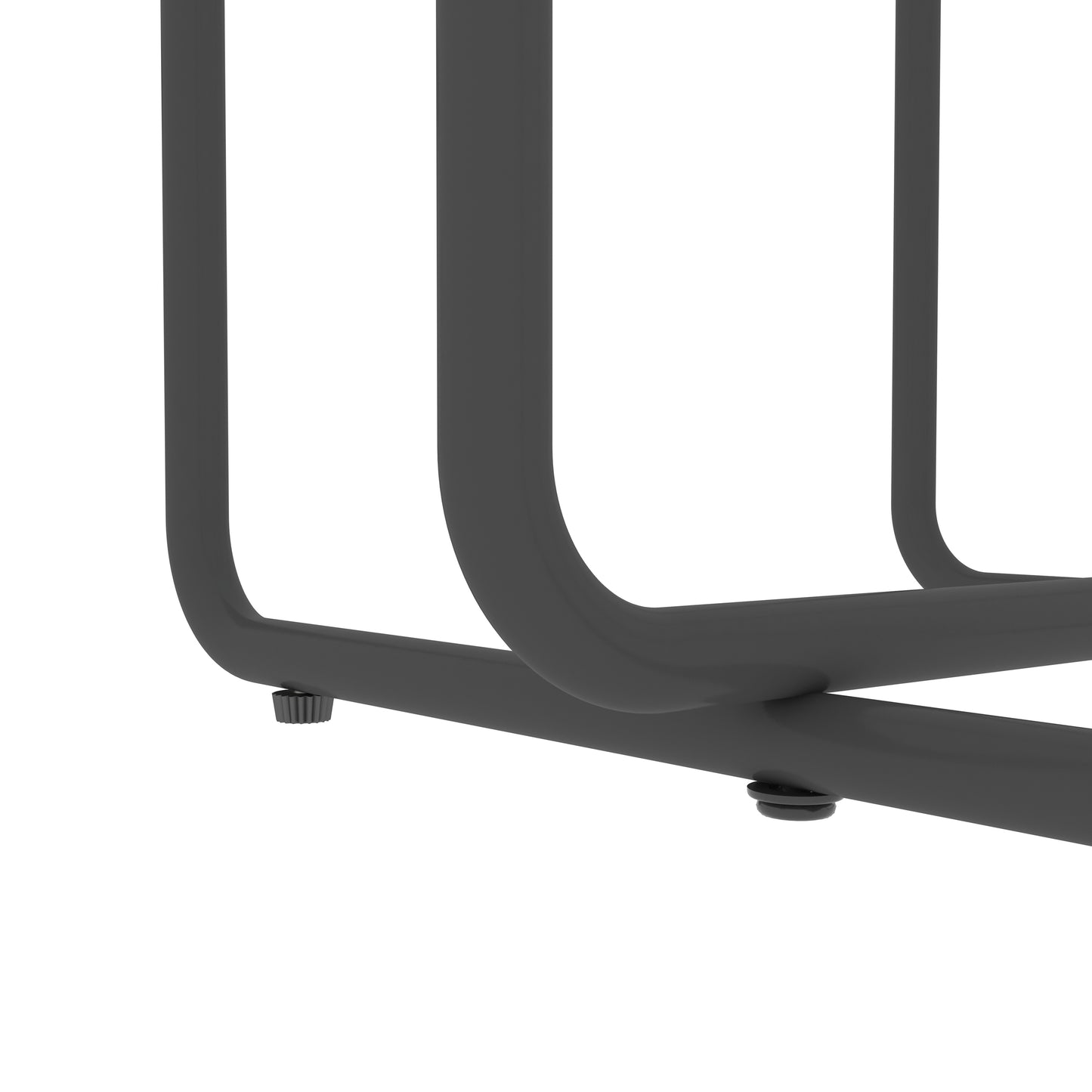 Modern Tempered Glass Coffee Table End Table Side Table for Living Room, Bedroom - Transparent, Sleek Design, Sturdy Construction, Versatile Size