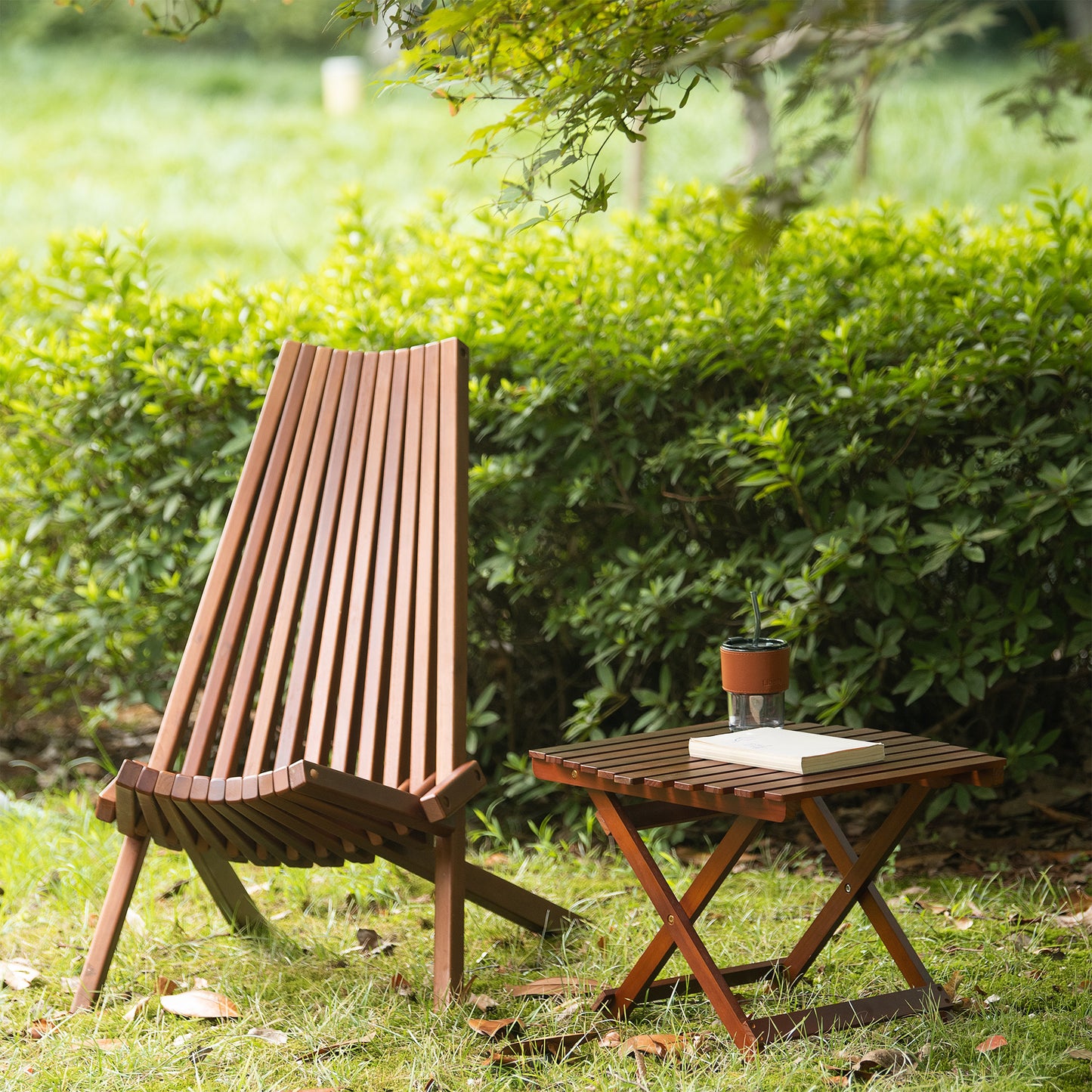 Wood Folding Table - Portable, Lightweight, and Sturdy - Ideal for Indoor and Outdoor Use - Natural Wood Finish - Available in Various Sizes and Colors