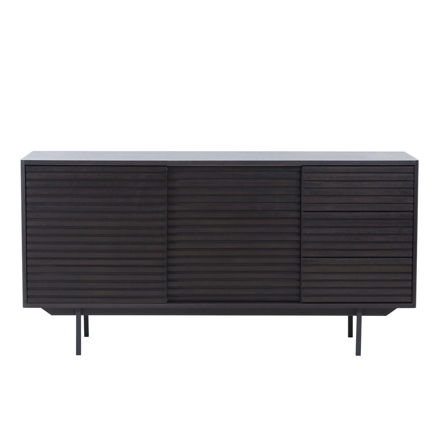 Mid Century Sideboard Buffet Table or TV Stand with Storage for Living Room or Kitchen - Versatile and Stylish Furniture Piece with Ample Space for Organization - Available in Various Colors and Sizes