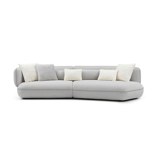 Sectional Sofa - Grey, Long Sleeves SF-2246 - Comfortable and Stylish Seating Solution for Any Living Space (220)