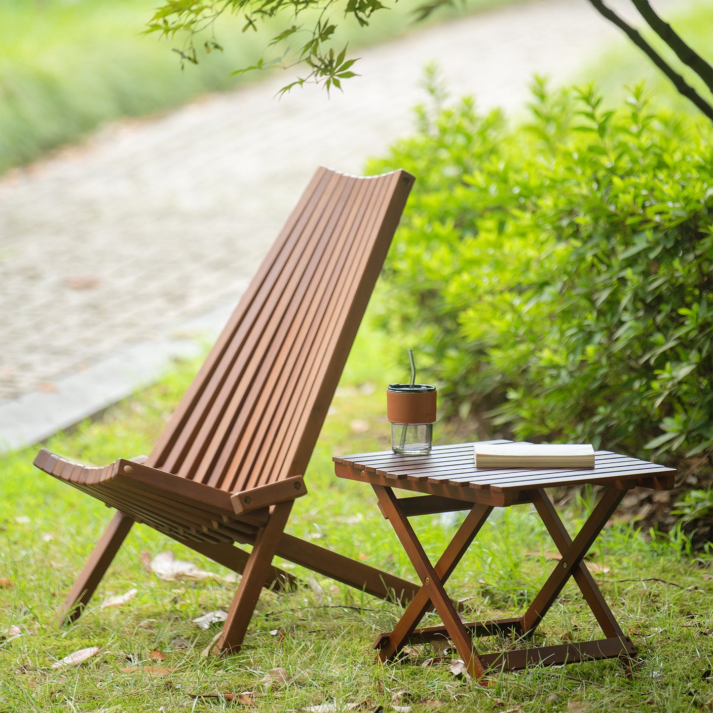 Wood Folding Table - Portable, Lightweight, and Sturdy - Ideal for Indoor and Outdoor Use - Natural Wood Finish - Available in Various Sizes and Colors