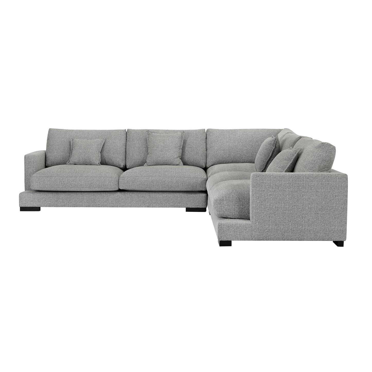 Soft and Comfortable L-Shaped Sectional Sofa with Versatile Design and Plush Cushions for Ultimate Relaxation - Available in Various Sizes and Colors