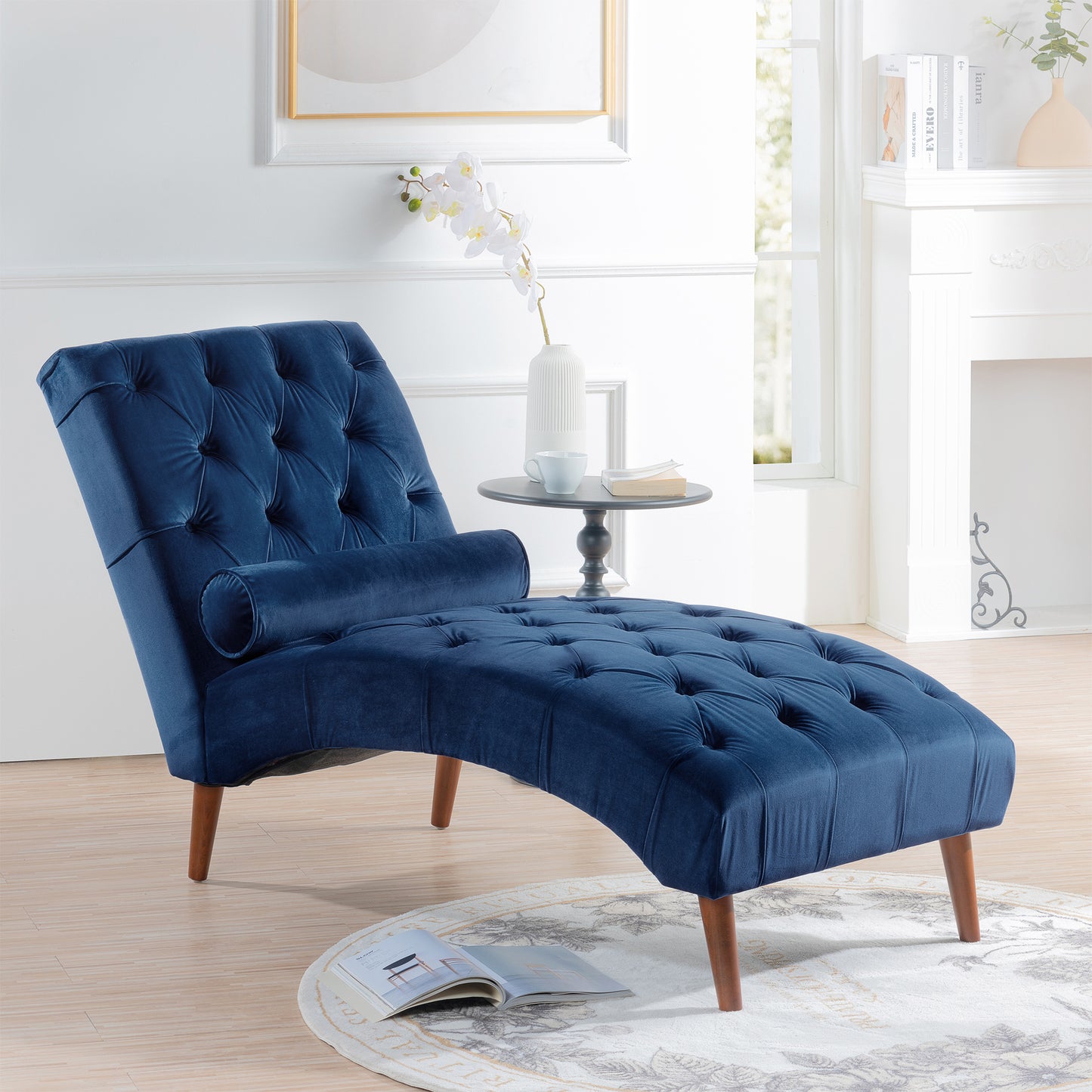 Upholstered Chaise Lounge: Luxurious Comfort, Elegant Design, Multiple Colors & Sizes Available