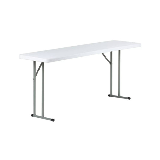 6 FT Plastic Folding Table - Portable and Sturdy Event Table for Indoor and Outdoor Use - Lightweight, Easy to Set Up and Store - Ideal for Parties, Meetings, and Exhibitions - Available in Multiple Colors and Sizes.