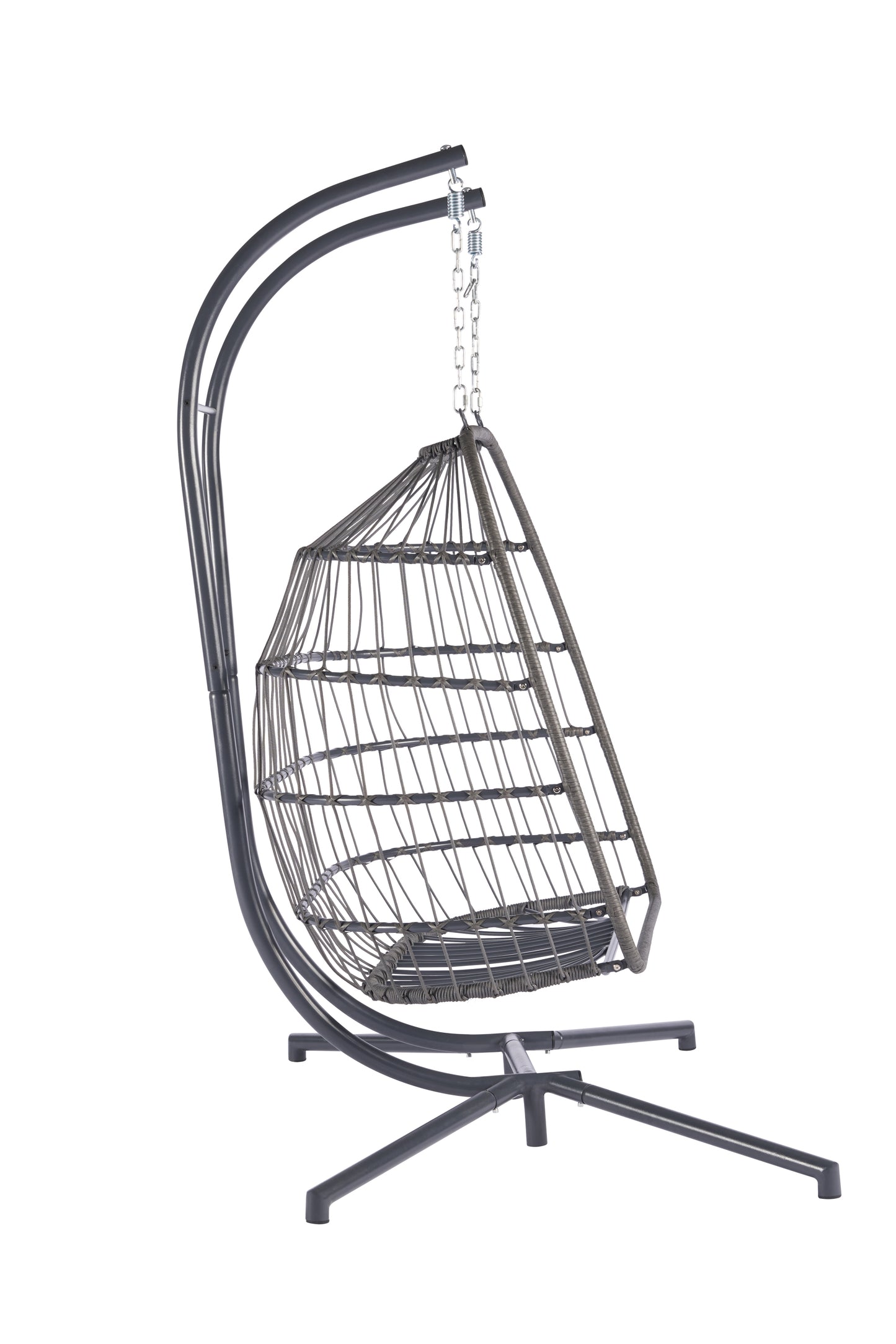 2 Person Outdoor Rattan Hanging Chair: Weatherproof, Durable, Comfortable Design with Cushions - Ideal for Relaxation in Garden and Outdoor Spaces - Multiple Color Options, Compact Size