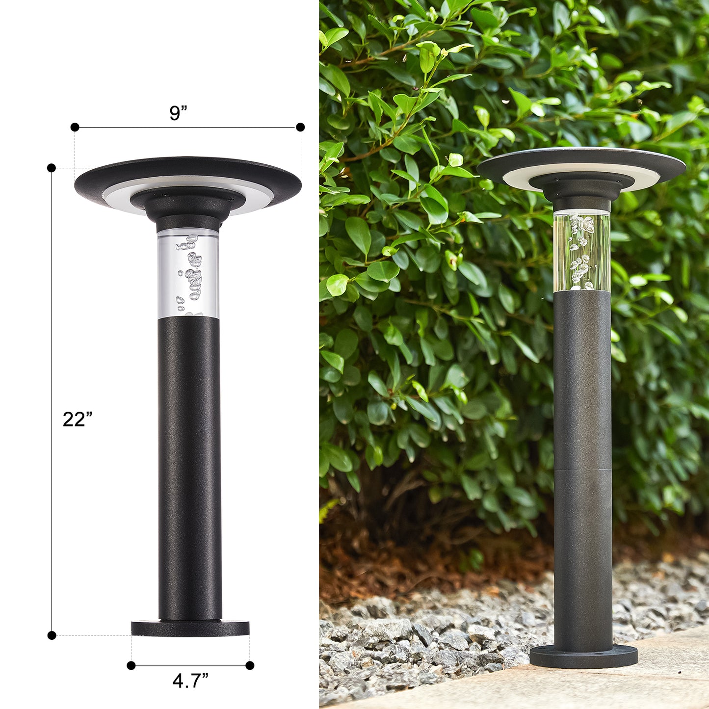 Solar Lawn Light with Dimmable LED - Energy-Efficient Outdoor Lighting Solution for Your Garden or Lawn - Waterproof, Durable, and Easy to Install - Enhance Your Outdoor Space with Soft White Illumination - Available in Multiple Sizes and Colors