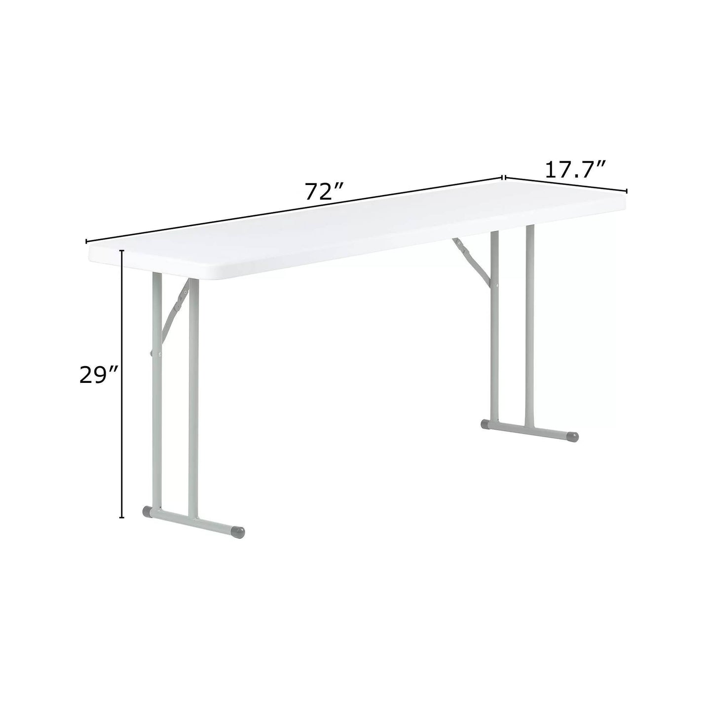 6 FT Plastic Folding Table - Portable and Sturdy Event Table for Indoor and Outdoor Use - Lightweight, Easy to Set Up and Store - Ideal for Parties, Meetings, and Exhibitions - Available in Multiple Colors and Sizes.