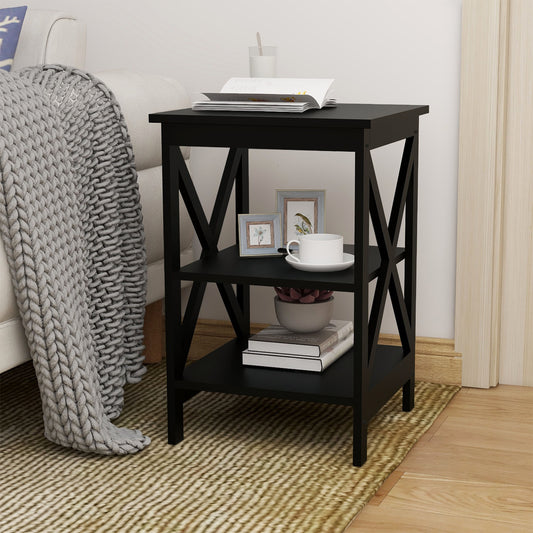 Oxford Small Side Table: Black MDF Legs | Compact & Stylish Home Furniture