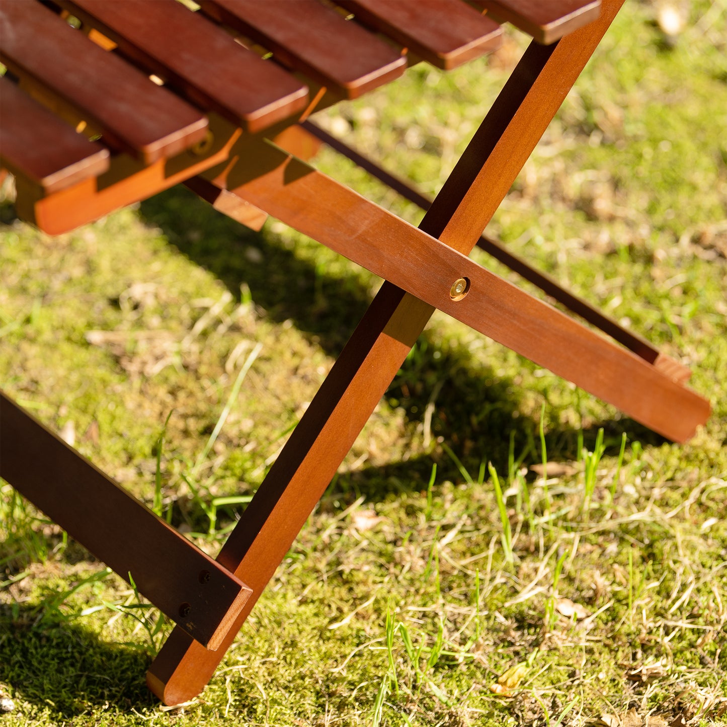 Wood Folding Table - Portable, Lightweight, and Sturdy - Ideal for Indoor and Outdoor Use - Natural Wood Finish - Available in Various Sizes and Colors